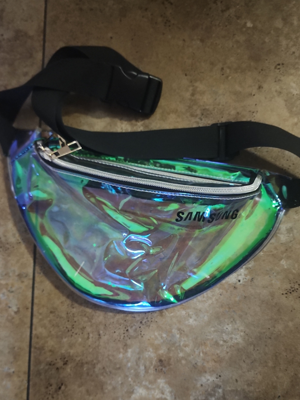 Samsung Iridescent Green/Blue Men's Belt Bag